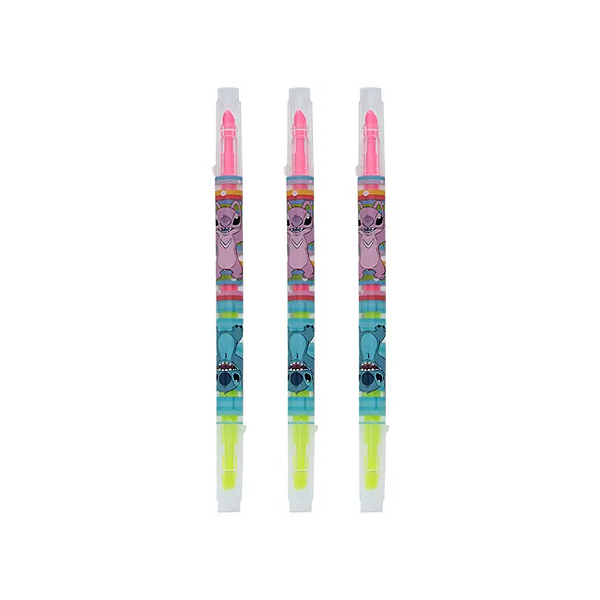 Marca Texto Fluorescente Stitch 2 em 1 MoLin