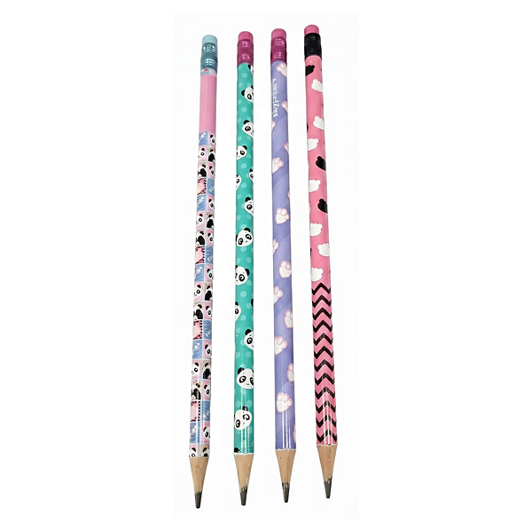 Lápis de Escrever Panda C/ Borracha HB Skypaper