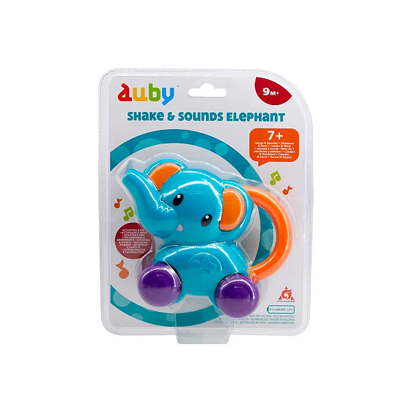 Brinquedo Sonoro Elefante Auby