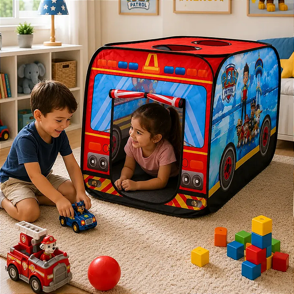 Barraca Toca Ônibus Patrulha Canina Bang Toys