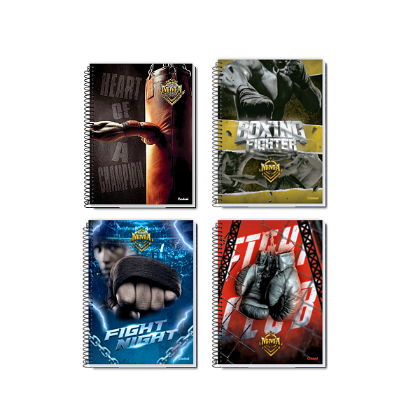 Caderno Universitário MMA Box Credeal