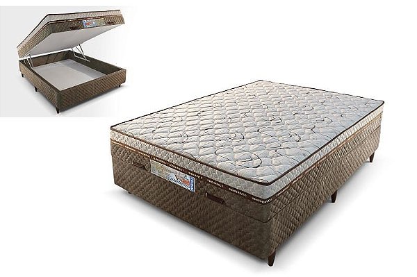 Colchobox Bau Casal Golden 138x188x50 - Rondomoveis