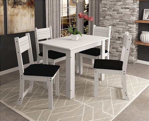 Mesa  Caribe Com 4 Cadeiras – Indekes