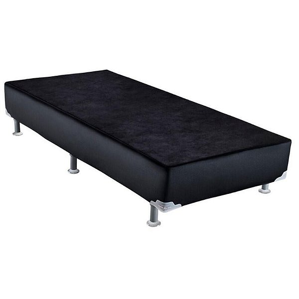Base comum Solteiro Sommier Corino Preto - Ortobom