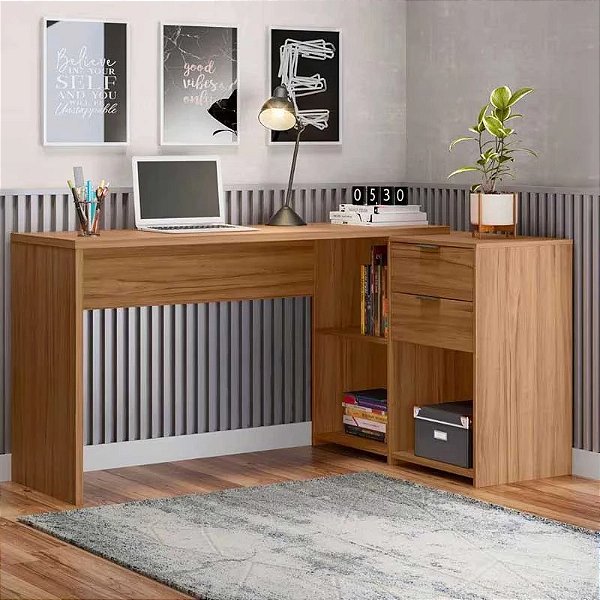 Mesa office canto ou reta  cód: 2060 - Notável