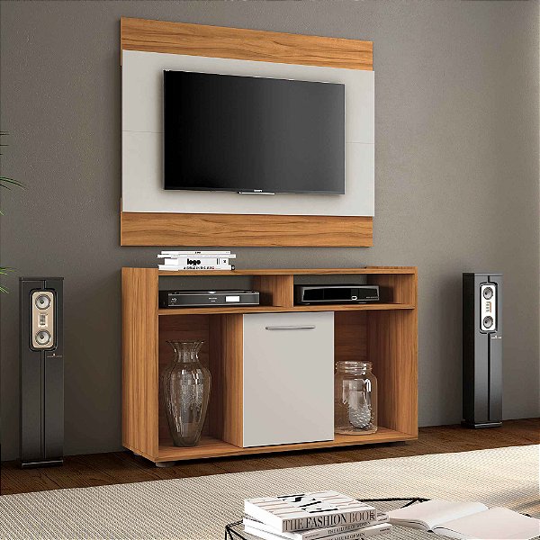 Conjunto rack com painel show tv até 43" - Notável