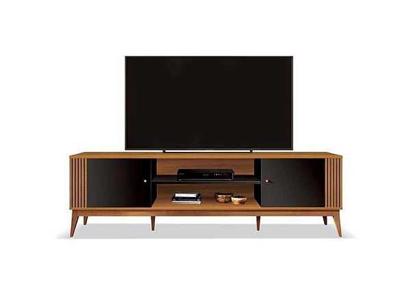 Rack Legacy tv 2.00m  até 75"- EDN Móveis