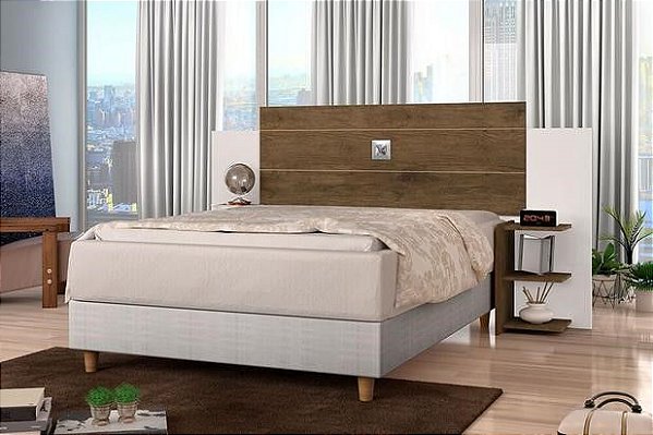 Cabeceira Box Acapulco (Regulável 140 x 160 - Casal ou Queen - AJ Móveis