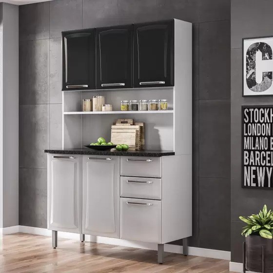Kit de cozinha Regina aço 1.20m de largura - Itatiaia