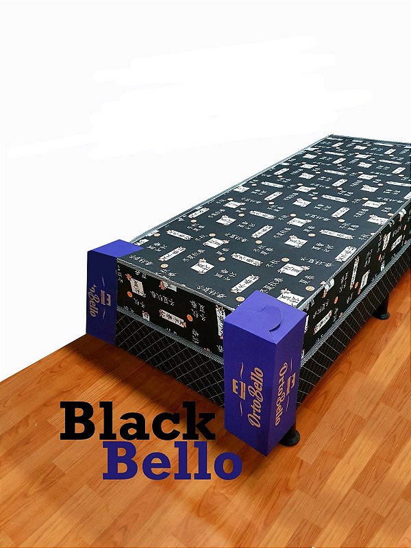 Colchobox Solteiro black bello - Ortobello