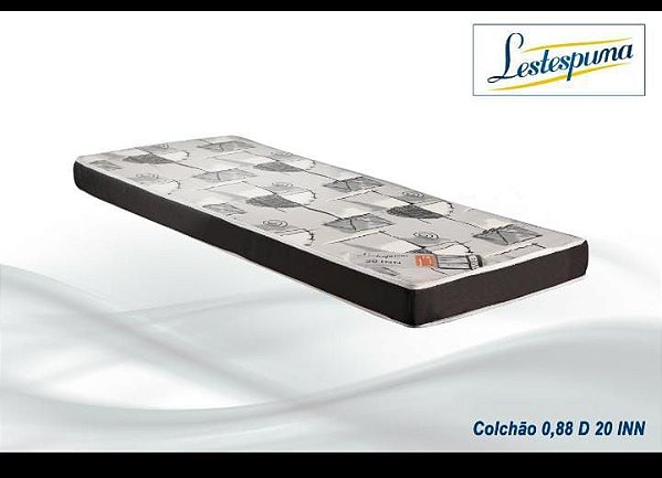 Colchão solteiro D20 até 50Kg - Lestespuma