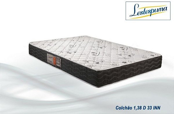 Colchão D33 de solteiro Lestespuma 17cm de altura