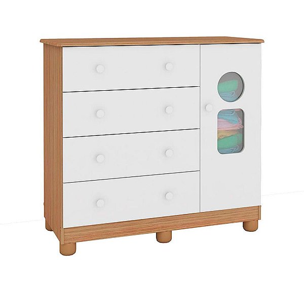 Cômoda Infantil Tedy Com Sapateira
