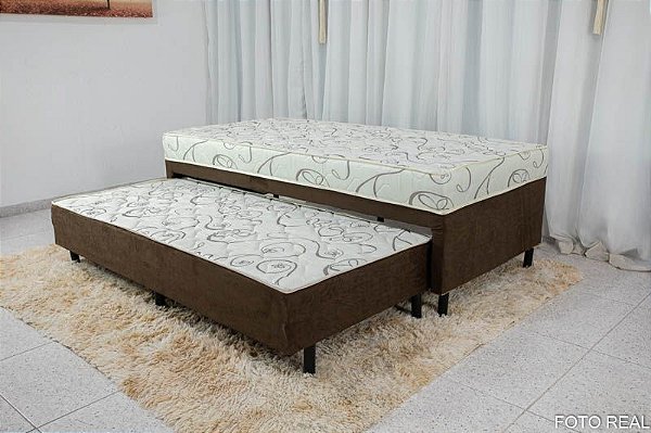 Cama Unibox Solteiro com Auxiliar D-28 Sonho Bom - Nosso Sonho