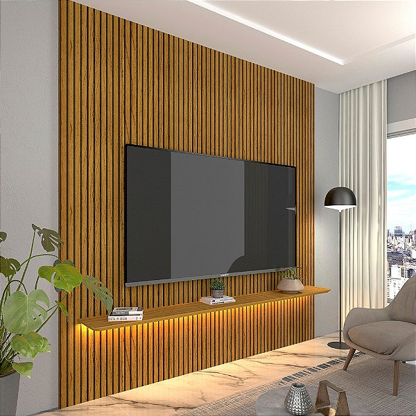Painel Requinte 1.80m com LED 100% MDF - Gelius