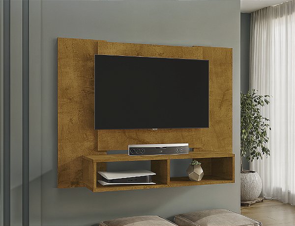 Painel Navi 1.20m Ripado 3D Tv até 48" - Bechara Móveis
