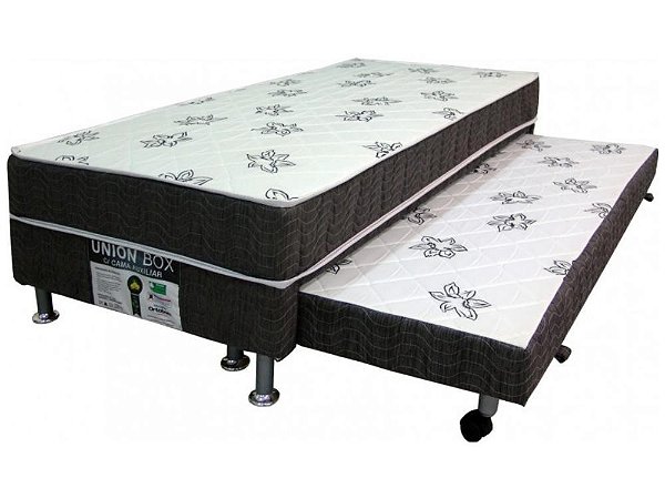 Colchobox Ortopédico com Auxiliar Union até 80kg - Ortobom