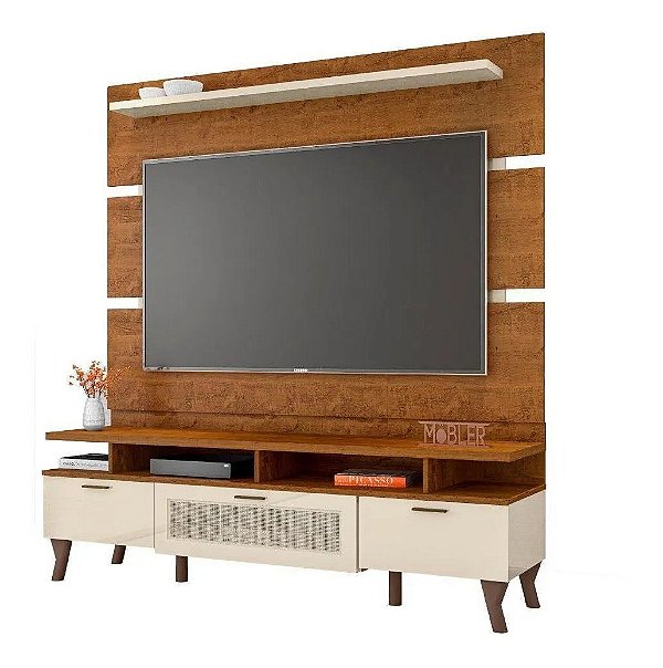 Bancada Arcade com painel 1.60 de largura tv até 65" -sr