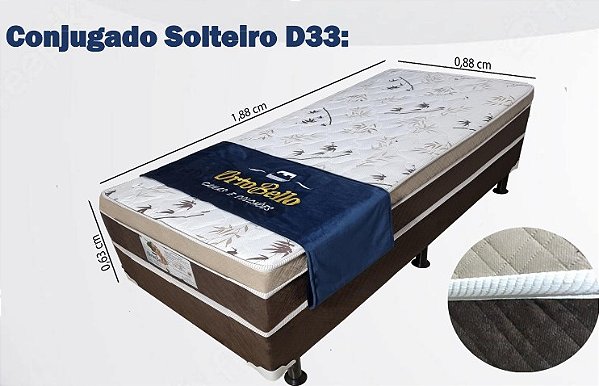 Colchobox Solteiro D33- Ortobello