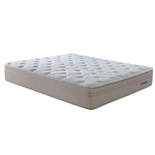 Colchao Casal StressFree D28 138x188x28 Plumatex-sr até 120kg/pessoa