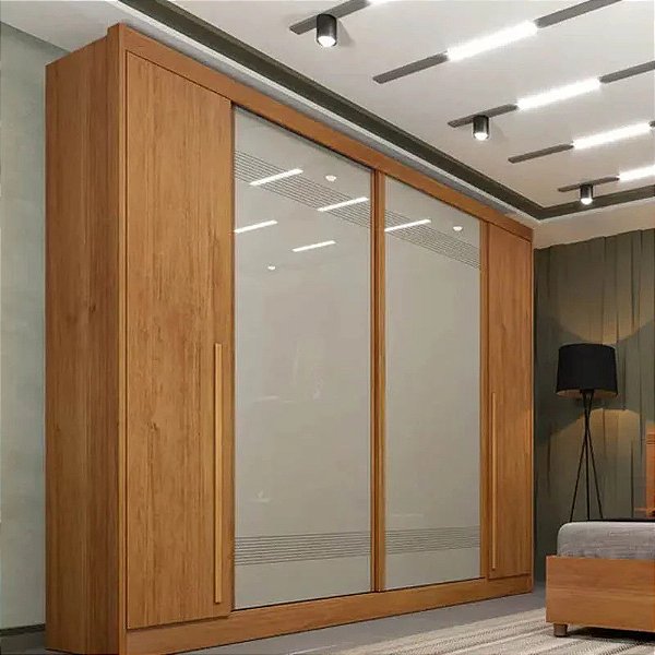Roupeiro 4 Portas Cairo Larg. 2.75m (rfld)