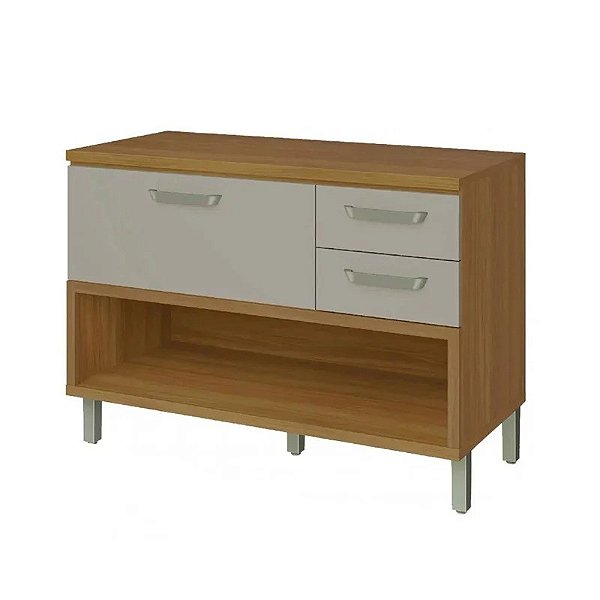 Balcão Princesa Nesher 1.20m com Nicho 100% MDF - Nesher