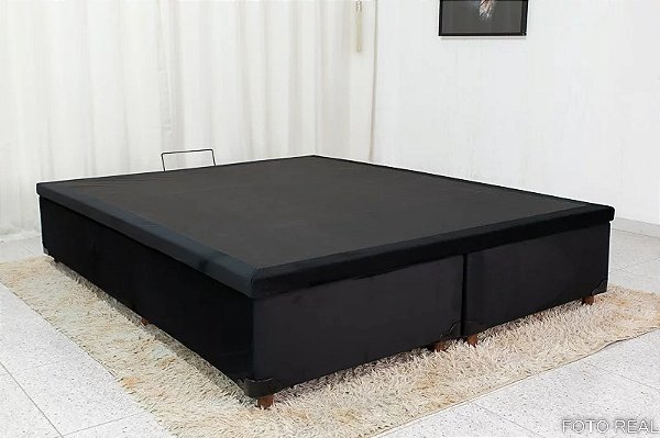 Base Box Baú Prime Luxo Casal Queen bipartida 1.58m - SE Movelaria