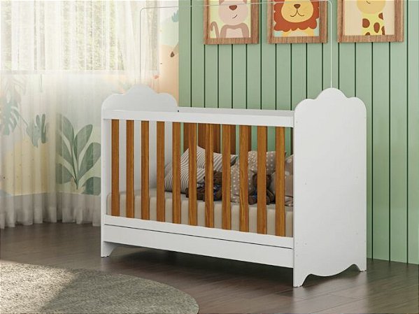 Berço Americano Clara 100% MDF - Perola