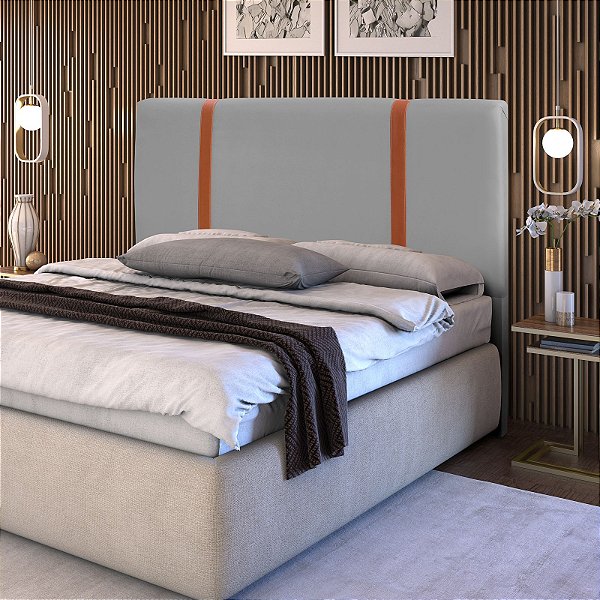 Cabeceira Slim Texas Casal Padrão 1.40m - RA Estofados