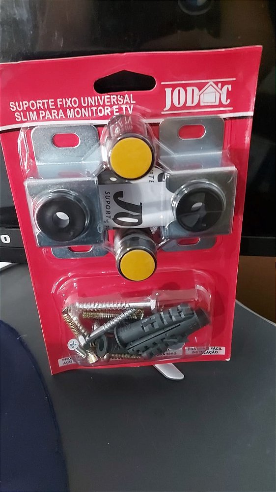 Kit suporte pata Tv fixo universal