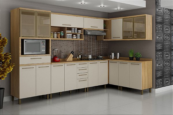 Cozinha New Tarantela 8 peças - Valdemoveis (tr)