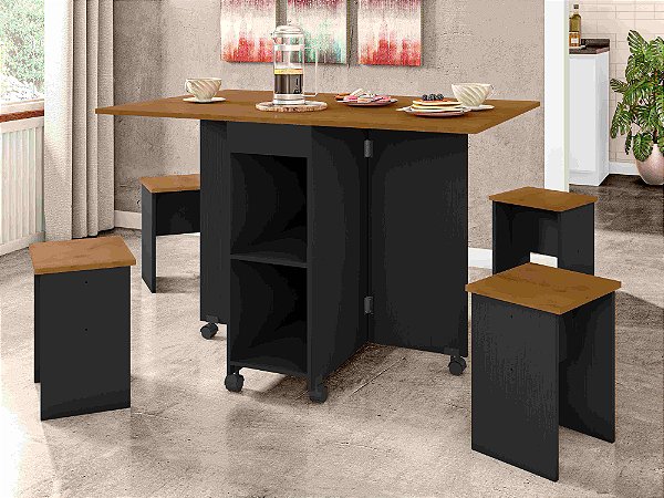 Mesa dobrável Paris- Zanzini Móveis