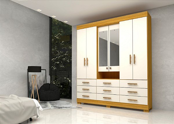 Roupeiro Debora 100% MDF 9G 1.78m - ACP Móveis