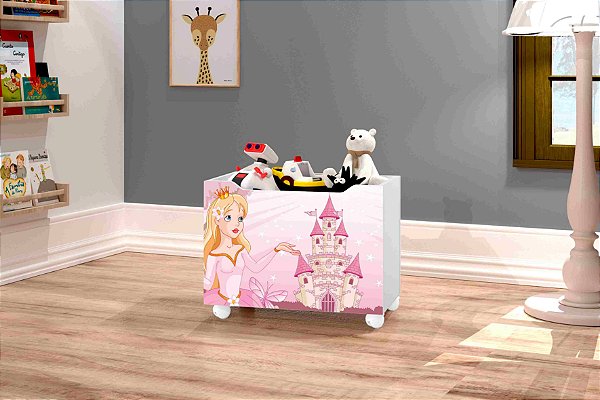 Caixa para Brinquedos Lara Princesa - JA Móveis
