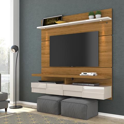 Bancada Suspensa Lana 1.60m Tv até 60"- Madetec sr