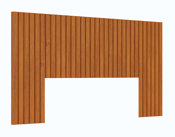 Cabeceira Elegance Ripada Casal com led - Mira rack dlm