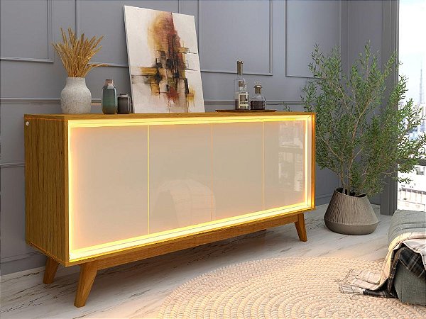 Buffet Requinte com LED 1.60m - Gelius
