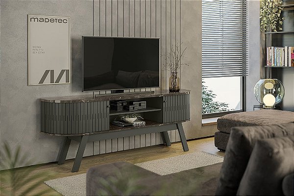 Bancada Valência Tv até 75"- Madetec Sr