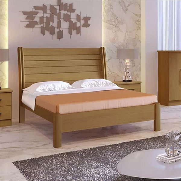 Cama Casal Queen Esmeralda MDF - D' doro Srld