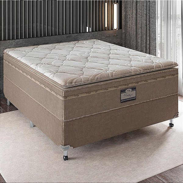 Colchão e caixa Potenza molas até 150Kg/pessoa - Portobel