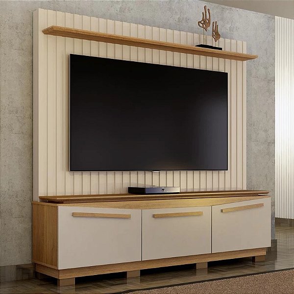 Home Montreal  Ripado Sem LED  1.74m TV 75" - Valdemoveis