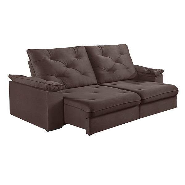 Sofa Retratil e reclinável Venezuela 2.30m  - Boareto