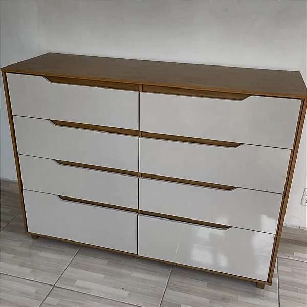 Cômoda Georgia 8 gavetas - Moval