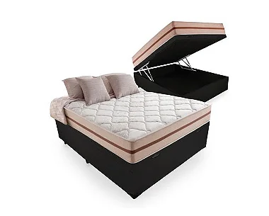 Cama Box Baú Queen Molas Ensacadas
