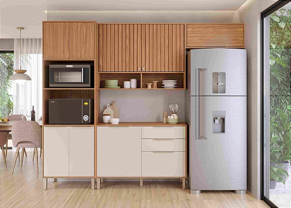 Cozinha Completa Divina 9P2G 4 Peças - MGM Móveis