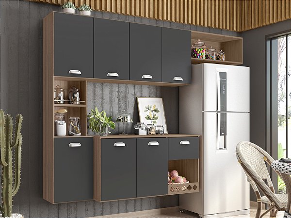 Cozinha Suspensa Mila 1.80m - Polimam