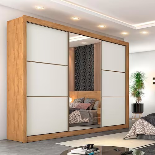 Roupeiro Bragança 100% MDF 2.26m - Europa Móveis