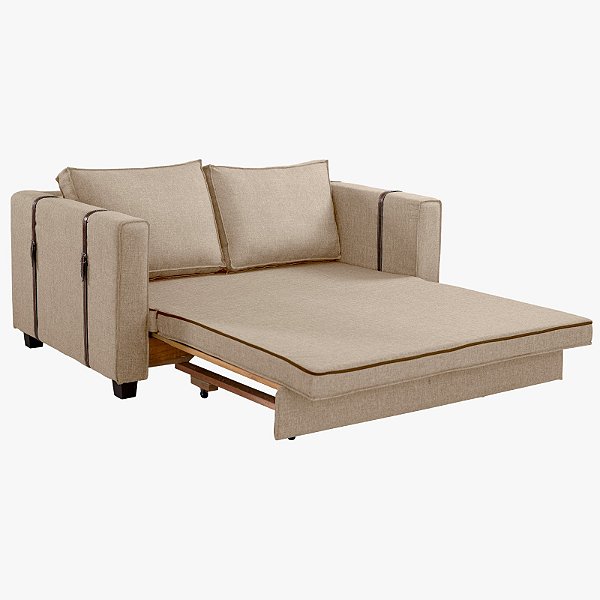 Sofá Cama Atalaia 1.47m Espuma D26 - Luxury Estofados