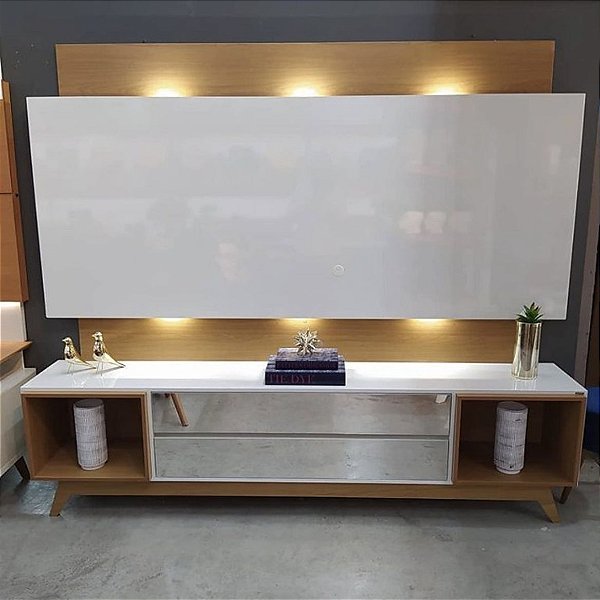 Home Anita 100% MDF Tv até 65 TB143L 2.20m - Dalla Costa