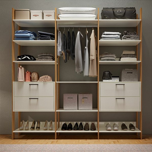 Closet 3 Torres TW404 2.175m 100% MDF - Dalla Costa